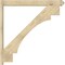 Ekena Millwork Merced Arts & Crafts Rough Sawn Outlooker, Douglas Fir, 6"W x 48"D x 48"H OUT06X48X48MRC03RDF - alternate 2